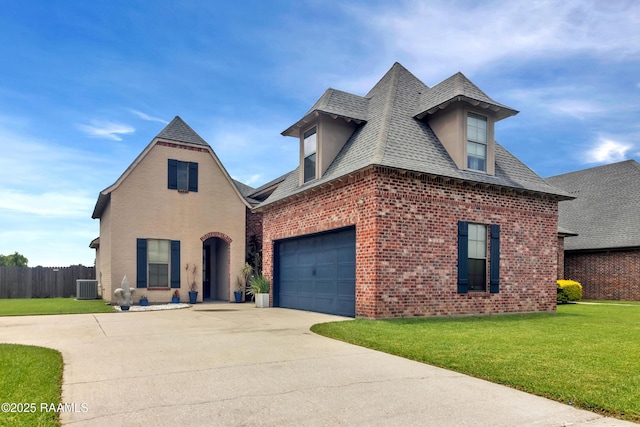 103 Cane Creek Dr, Broussard, LA 70518 - view of front of property with brick siding, concrete driveway, and roof with shingles