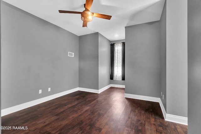 103 Cane Creek Dr, Broussard, LA 70518 - unfurnished room featuring a ceiling fan and wood finished floors