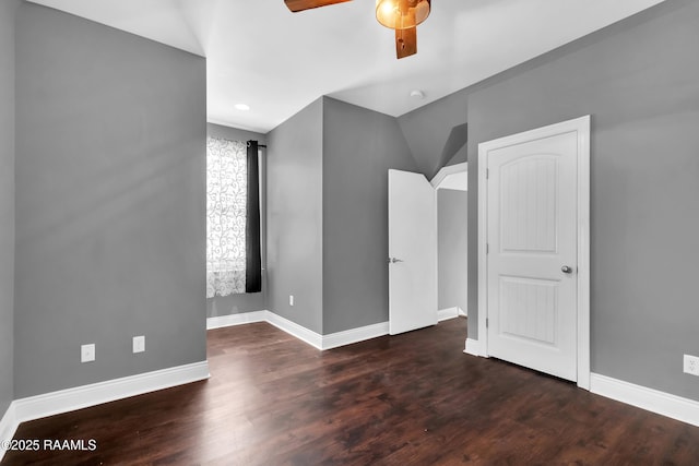 103 Cane Creek Dr, Broussard, LA 70518 - empty room with a ceiling fan, wood finished floors, and a smoke detector