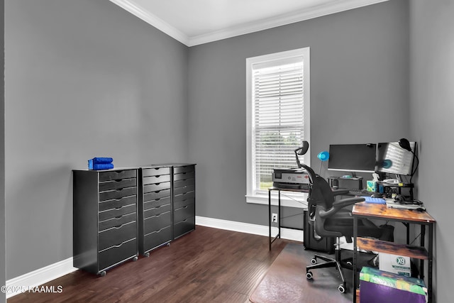 103 Cane Creek Dr, Broussard, LA 70518 - office space featuring crown molding and wood finished floors