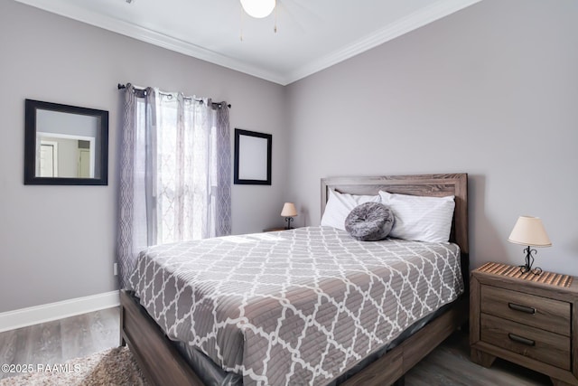 202 Saint Matthias Dr, Carencro, LA 70520 - bedroom with ornamental molding and wood finished floors