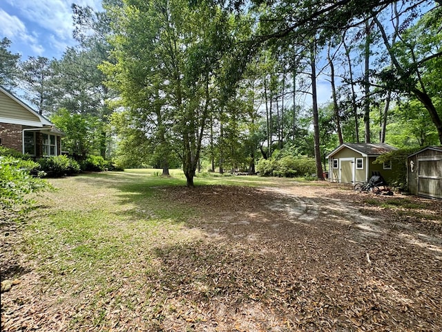 2451 Lake Douglas Rd, Bainbridge, GA 39819 - view of yard with a storage unit