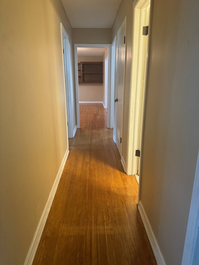 1008 Ga Highway 93 N, Cairo, GA 39827 - corridor featuring hardwood / wood-style floors and baseboards