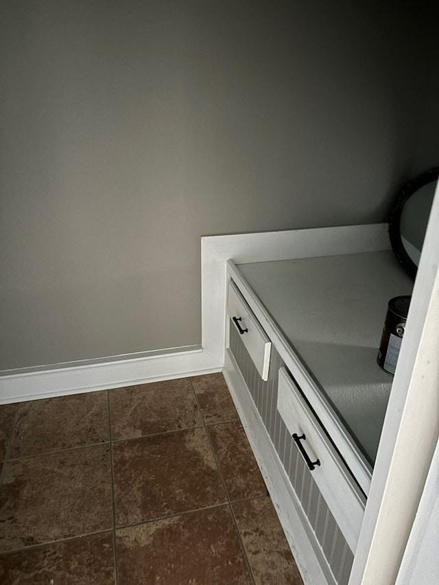 bathroom featuring tile patterned flooring