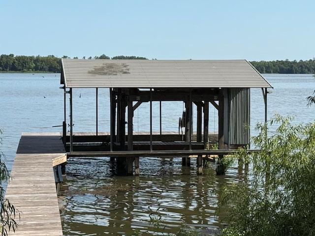 742 Booster Club Rd, Bainbridge, GA 39819 - dock area with boat lift and a water view