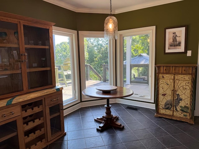 742 Booster Club Rd, Bainbridge, GA 39819 - dining room featuring ornamental molding