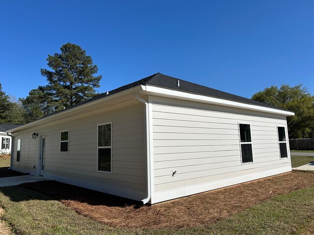 view of side of property