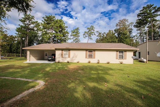179 Azalea Cir, Bainbridge, GA 39819 - rear view of property with a lawn and a carport