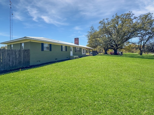 810 Three Notch Rd, Colquitt, GA 39837 - view of yard featuring central AC unit and fence