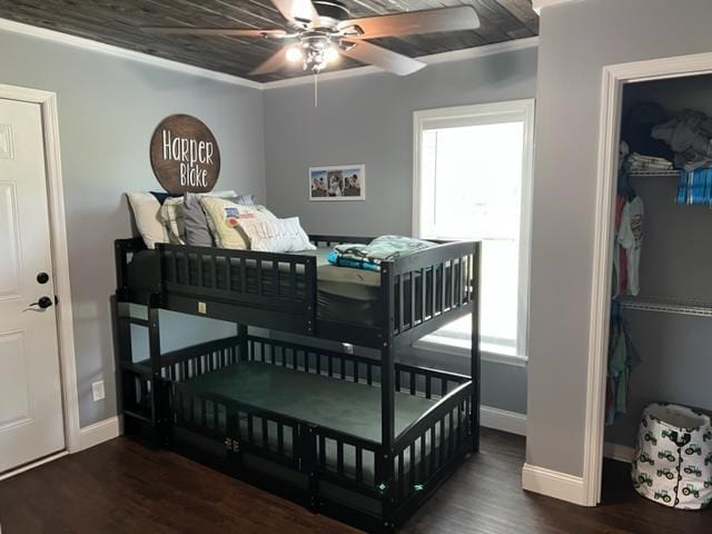 1104 Old Thomasville Rd, Cairo, GA 39828 - bedroom featuring wood finished floors, a closet, and a spacious closet