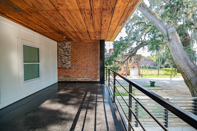 view of deck