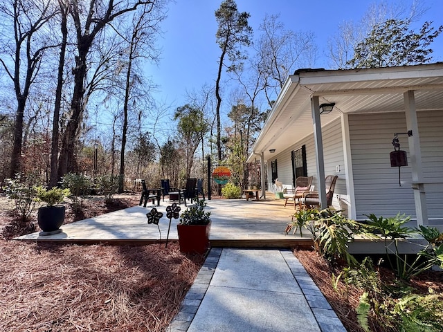 exterior space featuring a patio area