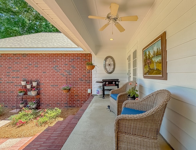 1415 College Rd, Bainbridge, GA 39819 - view of patio / terrace featuring a ceiling fan
