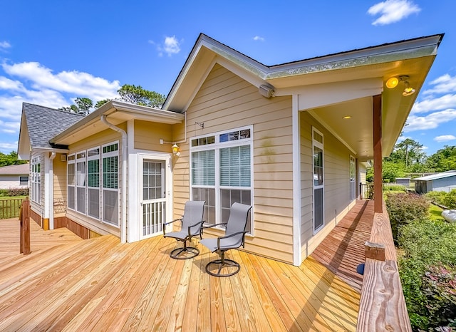 115 Lakeside Ln, Bainbridge, GA 39819 - view of wooden deck