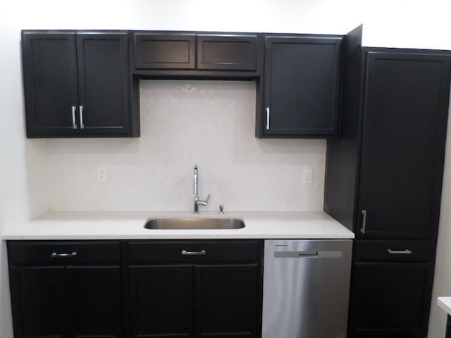 kitchen with dishwasher and sink