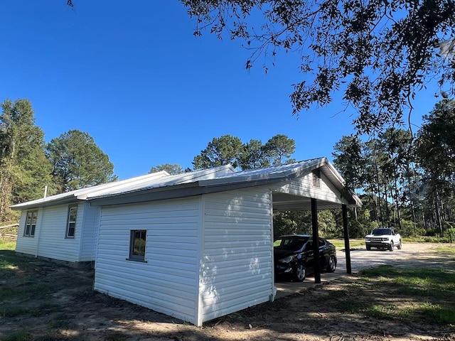 view of side of property