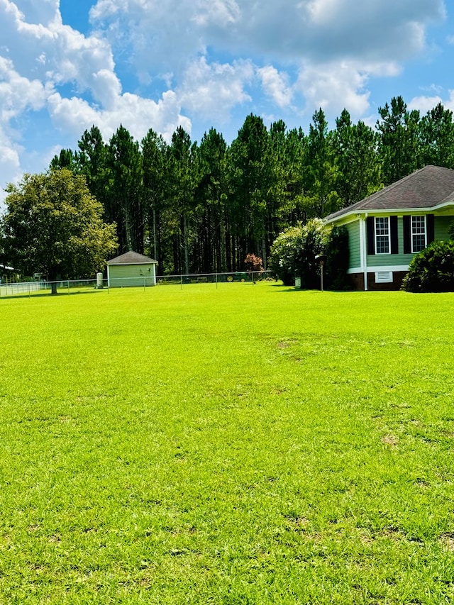 view of yard