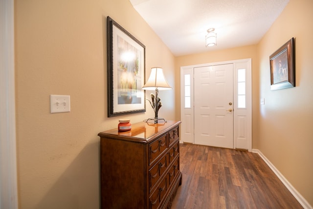 186 Turtle Pond Rd, Bainbridge, GA 39817 - entryway featuring dark wood-type flooring and baseboards