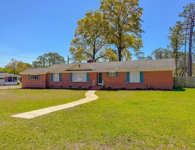 1100 E Pine St, Bainbridge, GA 39819 - ranch-style house with crawl space and brick siding