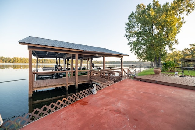 8030 Northwood Dr, Donalsonville, GA 39845 - view of dock featuring a water view