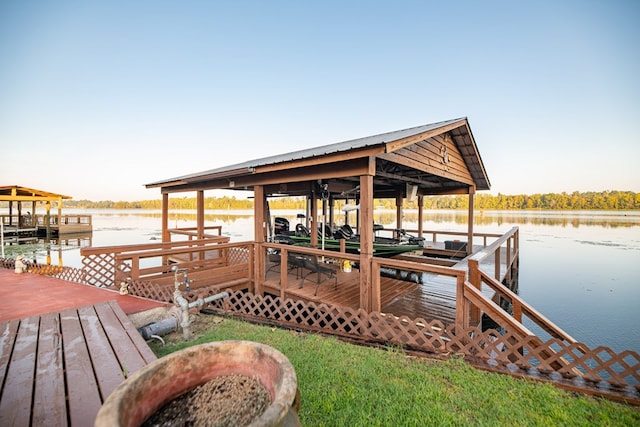 8030 Northwood Dr, Donalsonville, GA 39845 - dock area featuring a water view