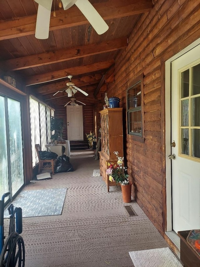 1210 Elkins Rd, Cairo, GA 39827 - sunroom / solarium with beam ceiling