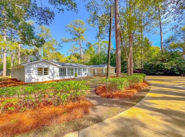 view of ranch-style house