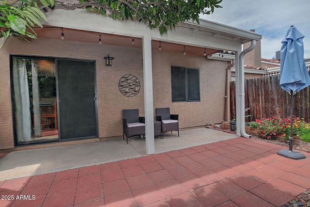 3510 E Hampton Ave Unit 74, Mesa, AZ 85204 - view of patio / terrace with fence