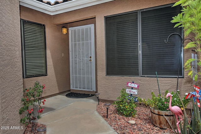 3510 E Hampton Ave Unit 74, Mesa, AZ 85204 - doorway to property featuring stucco siding