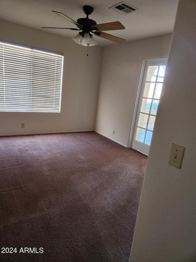 3853 W Calle Lejos, Glendale, AZ 85310 - unfurnished room with ceiling fan and carpet flooring