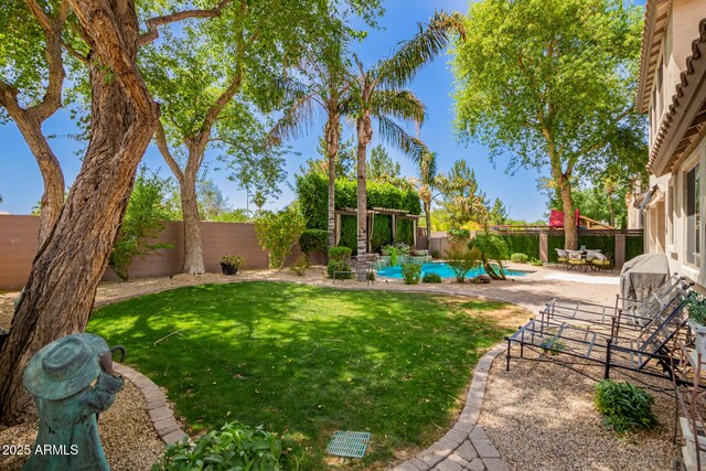 530 S Emerson St, Chandler, AZ 85225 - view of yard with a patio