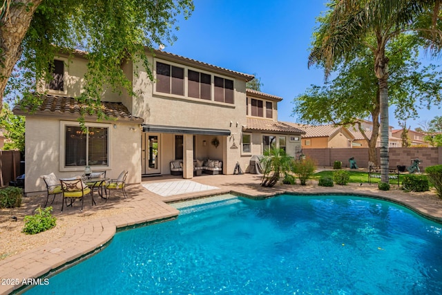 530 S Emerson St, Chandler, AZ 85225 - view of pool with a patio and fence