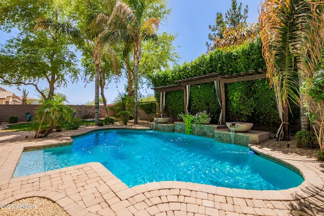 530 S Emerson St, Chandler, AZ 85225 - view of swimming pool featuring a fenced backyard