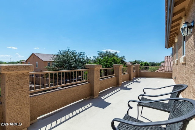 3693 E Sparrow Pl, Chandler, AZ 85286 - view of patio with a balcony