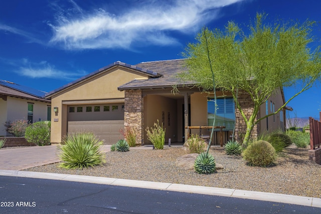 3340 Big Sky Dr, Wickenburg, AZ 85390 - ranch-style home featuring an attached garage, stucco siding, and driveway