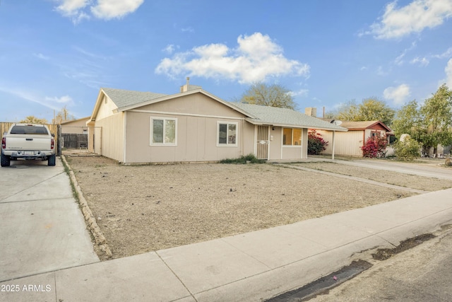 view of ranch-style house