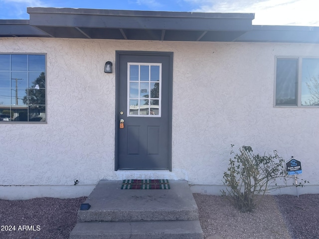 view of property entrance