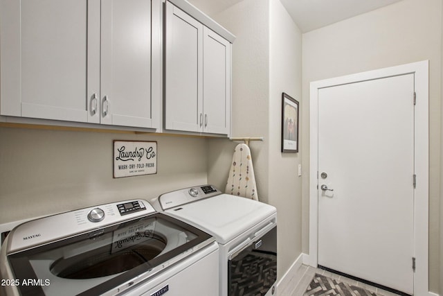 5724 N 108th Ave, Phoenix, AZ 85037 - laundry room featuring washer and dryer and cabinet space