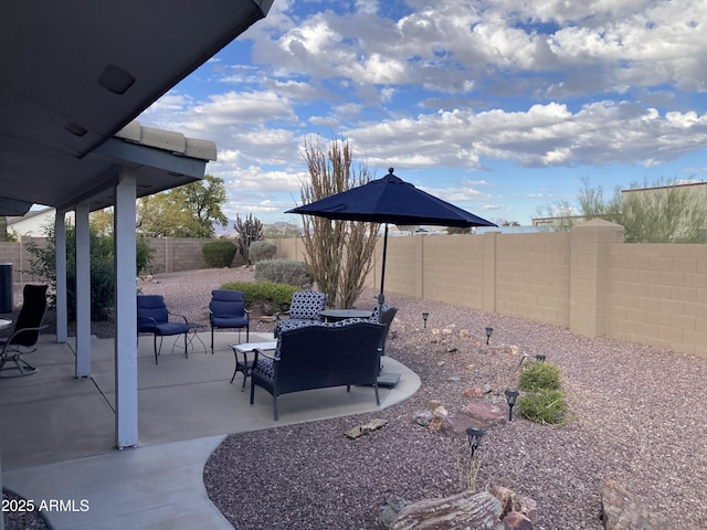 view of patio