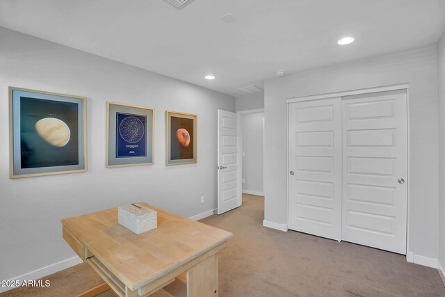 242 N Crosscreek Dr, Chandler, AZ 85225 - carpeted office featuring baseboards and recessed lighting