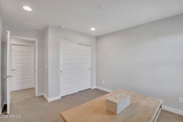242 N Crosscreek Dr, Chandler, AZ 85225 - sitting room with carpet flooring, baseboards, and recessed lighting