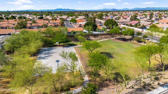 242 N Crosscreek Dr, Chandler, AZ 85225 - aerial perspective of suburban area with a mountainous background