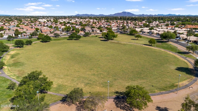 242 N Crosscreek Dr, Chandler, AZ 85225 - aerial perspective of suburban area featuring a mountain backdrop
