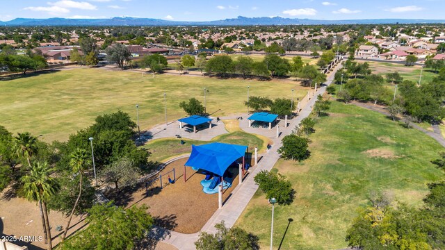 242 N Crosscreek Dr, Chandler, AZ 85225 - aerial perspective of suburban area with a mountain backdrop