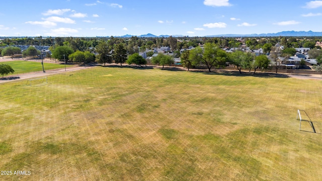 242 N Crosscreek Dr, Chandler, AZ 85225 - aerial view of residential area featuring a mountain backdrop