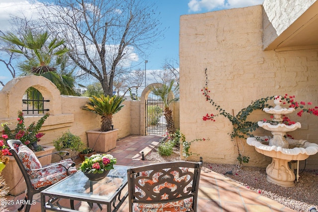 view of patio