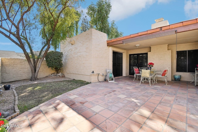 view of patio