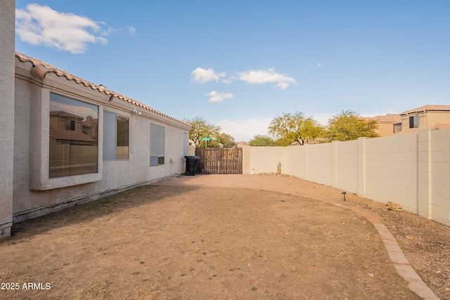 view of yard featuring central AC unit