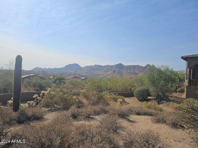 view of mountain feature