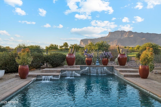 7846 E Wilderness Trl, Gold Canyon, AZ 85118 - view of pool featuring a mountain view
